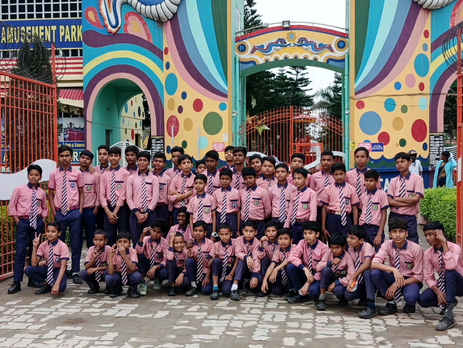 Students learning together